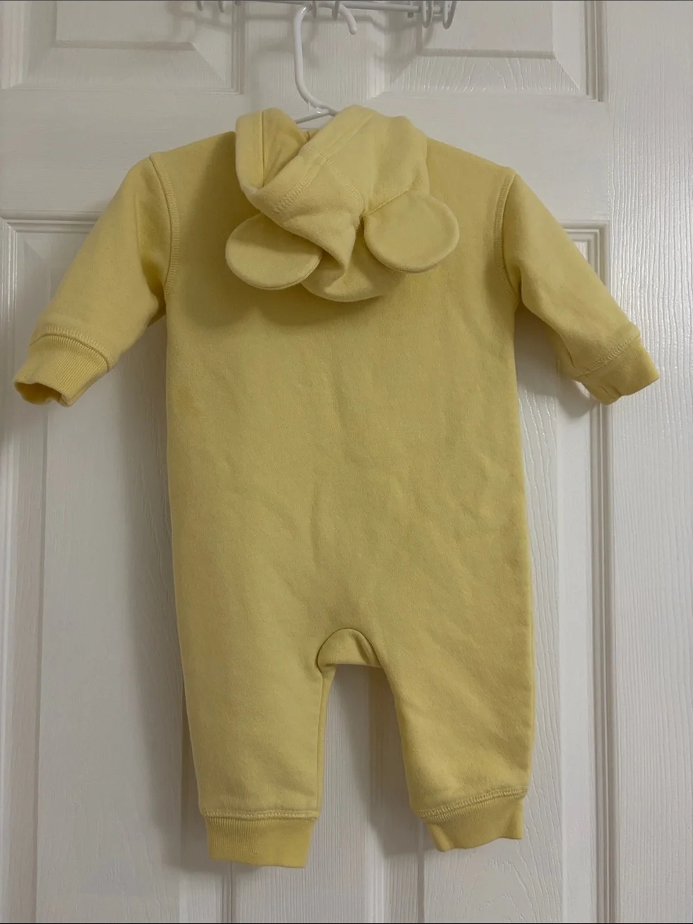 GAP Yellow Minnie Mouse Hooded One-Piece Bodysuit